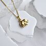 18 K Gold Mini Elephant Necklace Gift, thumbnail 2 of 2