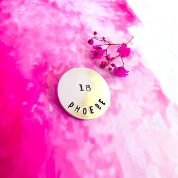 18th Birthday Milestone Pocket Token Keepsake, 2 of 6