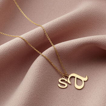 Mummy And Baby Letter Initial Necklace, 2 of 7