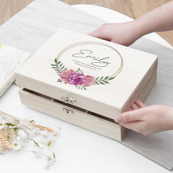 Personalised Wedding Party Memory Box, 9 of 11