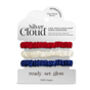 Silver Cloud Satin+ Skinny Scrunchies Back To School Edition, thumbnail 1 of 7