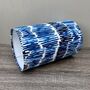 Tidal Marine Blue Patterned Cylinder Lampshades, thumbnail 8 of 9