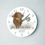 Highland Cow Clock, thumbnail 4 of 4