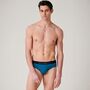 Men's 'Summertime Blues' Three Pack Cotton Briefs, thumbnail 4 of 10