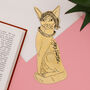 Jane Pawsten Metal Cat Bookmark, thumbnail 1 of 7