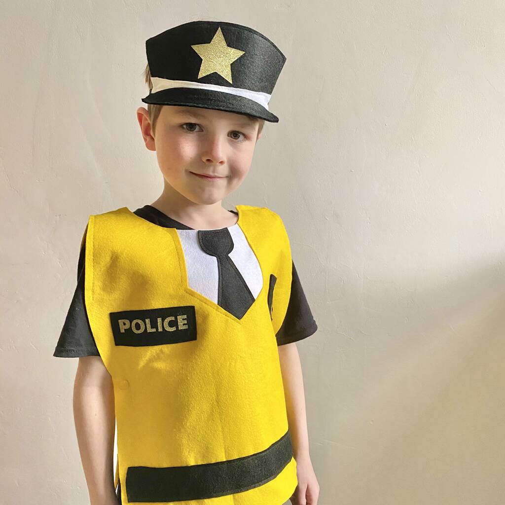Personalised Role Play Police Officer Costume By Robin's Bobbins