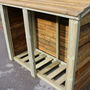 Heavy Duty Log Store 4ft X 5ft High Quality Timber, thumbnail 4 of 7