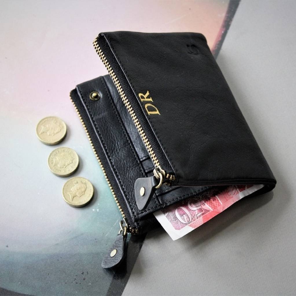 Personalised Classic Luxury Leather Wallet, 1 of 9