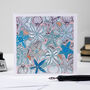 'Zentangle A' Mixed Pack Of Ten Greeting Cards, thumbnail 9 of 10