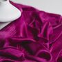 100% Mulberry Silk Scarf, Magenta, Fuchsia, thumbnail 4 of 9