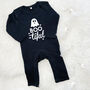 Boo Tiful Ghost Halloween Baby Outfit, thumbnail 1 of 3