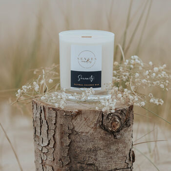 Serenity Natural Coconut Wax Candles, Rose And Jasmine, 2 of 5
