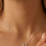 Women’s Dainty Horseshoe Pendant Necklace, thumbnail 8 of 8