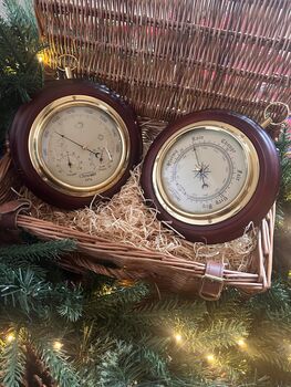 Customisable Wooden Barometer Dial, 2 of 8
