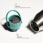 Circular And Co 1 L Stainless Steel Water Bottle Aquamarine Green, thumbnail 3 of 6