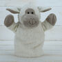 Sheep Hand Puppet With Personalised Keepsake Keyring, thumbnail 3 of 5