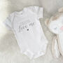 Auntie And Uncle Love Me Personalised Babygrow, thumbnail 1 of 8
