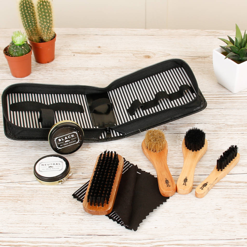 buff and shine shoe polish kit