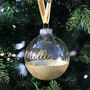 Personalised Glitter Glass Bauble, thumbnail 10 of 12