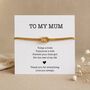 Mum Wedding Day Knot Bracelet, thumbnail 1 of 8