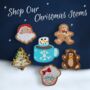 Christmas Themed Dog Biscuits, thumbnail 1 of 3