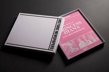 Princess Diana Personalised Deluxe British Royal Family History Book, 3 of 9