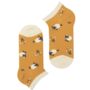 Mustard Sheep Ankle Cotton Socks, thumbnail 2 of 4