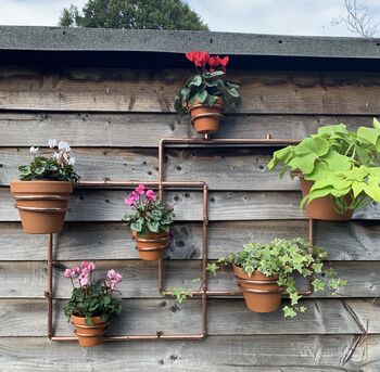 Copper Plant Pot Wall Frame, 5 of 7