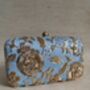 Sky Blue Rectangular Clutch Bag, thumbnail 1 of 8