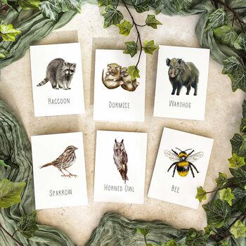 Forest Animals Table Name Cards, 3 of 4