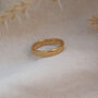 Gold Personalised Constellation Eternity Engraved Ring, thumbnail 1 of 7