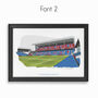 Personalised Crystal Palace Stadium Print, thumbnail 3 of 9