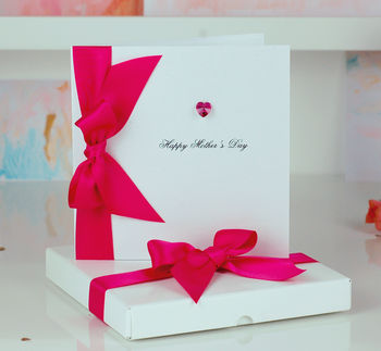 A5 Bedazzled Personalised Mothers Day Card Boxed, 2 of 5