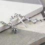 Sterling Silver Chapter Charm Bracelet, thumbnail 2 of 3