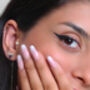 14 K Solid Gold Star Earrings, thumbnail 3 of 3