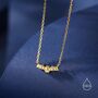 Sterling Silver Tiny Bat Pendant Necklace, thumbnail 3 of 11