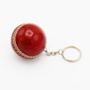 Personalised Vintage Miniature Cricket Ball Keyring, thumbnail 4 of 6