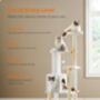 Cat Tree 165cm Modern Cat Tower Removable Furniture, thumbnail 3 of 7