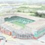 Celtic Fc Parkhead Stadium Fine Art Print, thumbnail 2 of 3