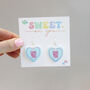 Love Heart Sweet Earrings, thumbnail 4 of 11