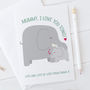 I Love You Tons Elephant Card For Mummy, Mum Or Mama, thumbnail 1 of 3