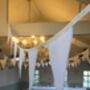 White Cotton Fabric Bunting, thumbnail 3 of 3