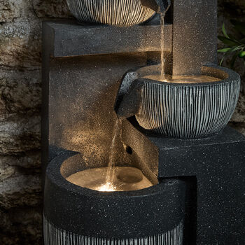 120cm Darnbrook Pouring Bowls Fountain, 3 of 4