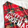 Merry Woofmas Dog Bandana, thumbnail 3 of 6