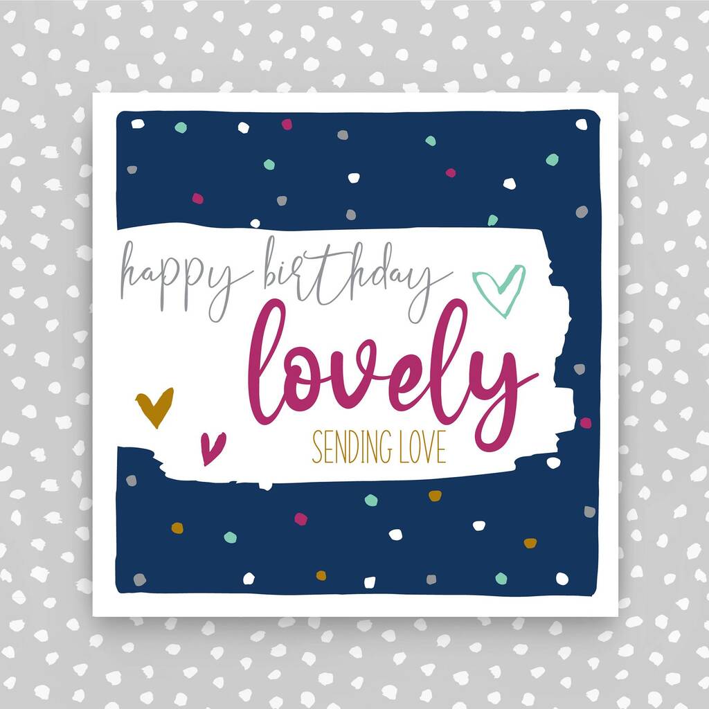 Happy Birthday Card For Her By Molly Mae | notonthehighstreet.com