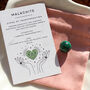Malachite Crystal Sphere Gift – With Pouch And Card, thumbnail 2 of 9
