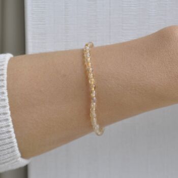 You Did It ! Congratulations Citrine Crystal Bracelet Gift For Success, 2 of 5