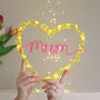 Mum/Mom/Mama/Maman/Mutti Mother's Day Heart Light, thumbnail 1 of 6