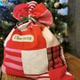 Memory Clothes Christmas Santa Sack, Fully Lined Keepsake Christmas Present Sack Made From Baby Clothes, thumbnail 7 of 12