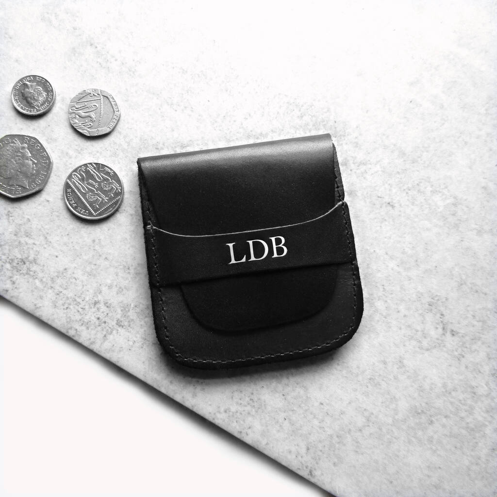 Handmade Personalised Leather Coin Purse, 1 of 5